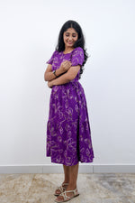 MANGAI new Premium Alpine MAXI Frock Nightgown's for Trending Collection's | Side Pocket with Back Tie Rope | Fancy Petal Sleeve's | Stylish Nightwear for Stylish Woman & Teenage Girl's  (MAL)