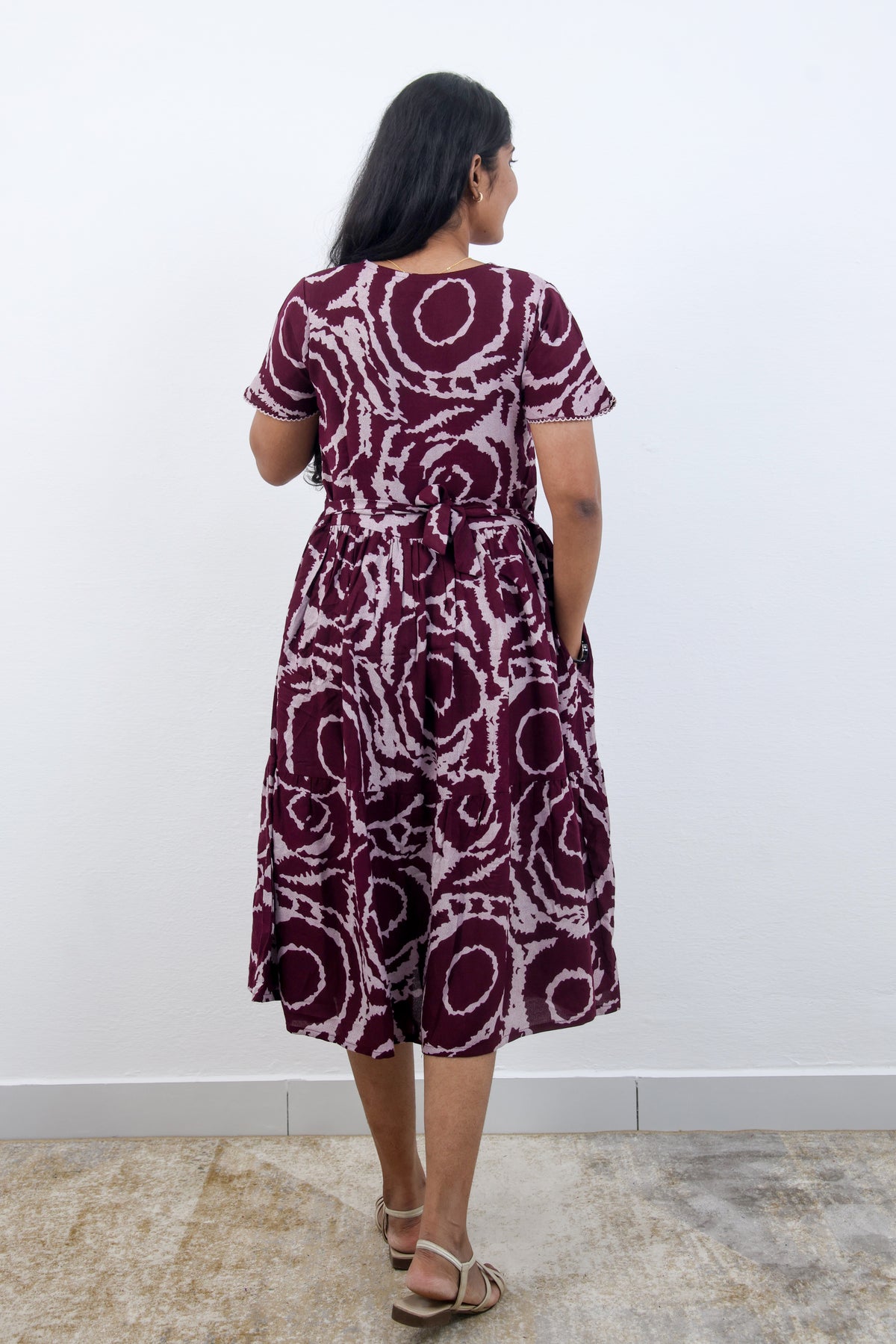 MANGAI new Premium Alpine MAXI Frock Nightgown's for Trending Collection's | Side Pocket with Back Tie Rope | Fancy Petal Sleeve's | Stylish Nightwear for Stylish Woman & Teenage Girl's  (MAL)