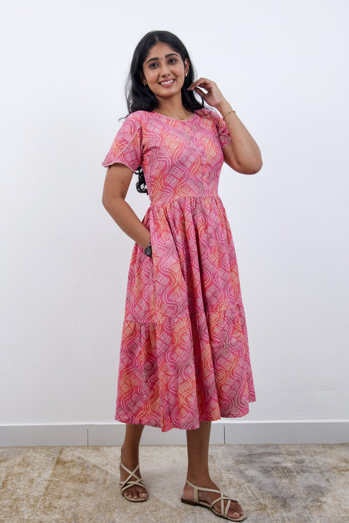 MANGAI new Premium Alpine MAXI Frock Nightgown's for Trending Collection's | Side Pocket with Back Tie Rope | Fancy Petal Sleeve's | Stylish Nightwear for Stylish Woman & Teenage Girl's  (MAL)