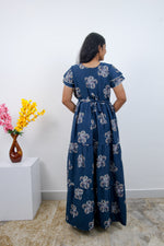 Stylish Alpine 3 Layer Frock Model Nighties| Fancy Sleeves & Neck Pattern| Side Pocket with Back Tie Rope | Perfect Nightwear Trendy Women's (AFK)