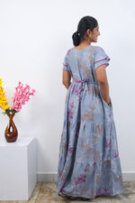 Stylish Alpine 3 Layer Frock Model Nighties| Fancy Sleeves & Neck Pattern| Side Pocket with Back Tie Rope | Perfect Nightwear Trendy Women's (AFK)