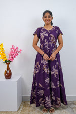 Stylish Alpine 3 Layer Frock Model Nighties| Fancy Sleeves & Neck Pattern| Side Pocket with Back Tie Rope | Perfect Nightwear Trendy Women's (AFK)