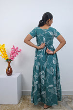 Stylish Alpine 3 Layer Frock Model Nighties| Fancy Sleeves & Neck Pattern| Side Pocket with Back Tie Rope | Perfect Nightwear Trendy Women's (AFK)