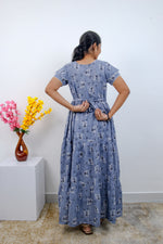 Stylish Alpine 3 Layer Frock Model Nighties| Fancy Sleeves & Neck Pattern| Side Pocket with Back Tie Rope | Perfect Nightwear Trendy Women's (AFK)