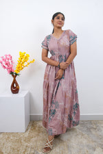 Stylish Alpine 3 Layer Frock Model Nighties| Fancy Sleeves & Neck Pattern| Side Pocket with Back Tie Rope | Perfect Nightwear Trendy Women's (AFK)