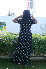 Imported Rayon Gathering Frock Model Night Gown's | Front Adjustable Gathering Style Rope Rope | Front Closed Button | Double Layer Sleeve | Trending Collection's for Stylish Women's (IRF)