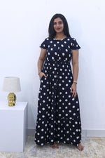 Imported Rayon Gathering Frock Model Night Gown's | Front Adjustable Gathering Style Rope Rope | Front Closed Button | Double Layer Sleeve | Trending Collection's for Stylish Women's (IRF)