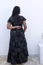 Imported Rayon Gathering Frock Model Night Gown's | Front Adjustable Gathering Style Rope Rope | Front Closed Button | Double Layer Sleeve | Trending Collection's for Stylish Women's (IRF)