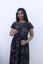 Imported Rayon Gathering Frock Model Night Gown's | Front Adjustable Gathering Style Rope Rope | Front Closed Button | Double Layer Sleeve | Trending Collection's for Stylish Women's (IRF)