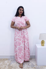 Imported Rayon Gathering Frock Model Night Gown's | Front Adjustable Gathering Style Rope Rope | Front Closed Button | Double Layer Sleeve | Trending Collection's for Stylish Women's (IRF)