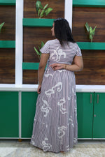 Imported Rayon Gathering Frock Model Night Gown's | Front Adjustable Gathering Style Rope Rope | Front Closed Button | Double Layer Sleeve | Trending Collection's for Stylish Women's (IRF)