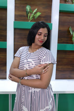 Imported Rayon Gathering Frock Model Night Gown's | Front Adjustable Gathering Style Rope Rope | Front Closed Button | Double Layer Sleeve | Trending Collection's for Stylish Women's (IRF)