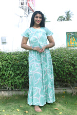 Imported Rayon Gathering Frock Model Night Gown's | Front Adjustable Gathering Style Rope Rope | Front Closed Button | Double Layer Sleeve | Trending Collection's for Stylish Women's (IRF)