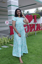 Imported Rayon Gathering Frock Model Night Gown's | Front Adjustable Gathering Style Rope Rope | Front Closed Button | Double Layer Sleeve | Trending Collection's for Stylish Women's (IRF)