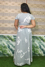 Imported Rayon Gathering Frock Model Night Gown's | Front Adjustable Gathering Style Rope Rope | Front Closed Button | Double Layer Sleeve | Trending Collection's for Stylish Women's (IRF)