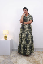 Mangai 3 Layer Frock Model Nighties Soft and Smooth Premium Quality Rayon Material , Fancy Frilled Sleeve Side Pocket , Back tie Rope Stylish Collection's for Trendy Women's (MRK)