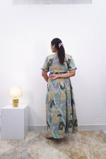 Mangai 3 Layer Frock Model Nighties Soft and smooth Premium Quality Rayon Material , Fancy Frilled Sleeve Side Pocket , Back tie Rope Stylish Collection's for Trendy Women's (MRK)