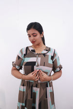 Mangai 3 Layer Frock Model Nighties Soft and Smooth Premium Quality Rayon Material , Fancy Frilled Sleeve Side Pocket , Back tie Rope Stylish Collection's for Trendy Women's (MRK)