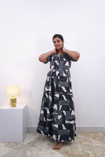 Mangai 3 Layer Frock Model Nighties Soft and smooth Premium Quality Rayon Material , Fancy Frilled Sleeve Side Pocket , Back tie Rope Stylish Collection's for Trendy Women's (MRK)