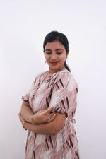 Mangai 3 Layer Frock Model Nighties Soft and Smooth Premium Quality Rayon Material , Fancy Frilled Sleeve Side Pocket , Back tie Rope Stylish Collection's for Trendy Women's (MRK)