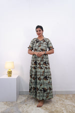 Mangai 3 Layer Frock Model Nighties Soft and Smooth Premium Quality Rayon Material , Fancy Frilled Sleeve Side Pocket , Back tie Rope Stylish Collection's for Trendy Women's (MRK)