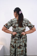 Mangai 3 Layer Frock Model Nighties Soft and Smooth Premium Quality Rayon Material , Fancy Frilled Sleeve Side Pocket , Back tie Rope Stylish Collection's for Trendy Women's (MRK)