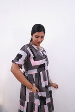 Mangai 3 Layer Frock Model Nighties Soft and Smooth Premium Quality Rayon Material , Fancy Frilled Sleeve Side Pocket , Back tie Rope Stylish Collection's for Trendy Women's (MRK)