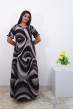 Mangai 3 Layer Frock Model Nighties Soft and Smooth Premium Quality Rayon Material , Fancy Frilled Sleeve Side Pocket , Back tie Rope Stylish Collection's for Trendy Women's (MRK)