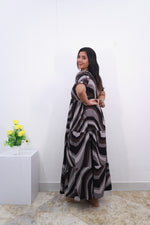 Mangai 3 Layer Frock Model Nighties Soft and Smooth Premium Quality Rayon Material , Fancy Frilled Sleeve Side Pocket , Back tie Rope Stylish Collection's for Trendy Women's (MRK)