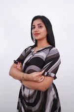 Mangai 3 Layer Frock Model Nighties Soft and Smooth Premium Quality Rayon Material , Fancy Frilled Sleeve Side Pocket , Back tie Rope Stylish Collection's for Trendy Women's (MRK)