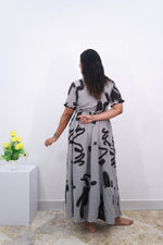 Mangai 3 Layer Reversible Design Frock Model Nighties Soft and Smooth Premium Quality Rayon Material , Fancy Frilled Sleeve, Side Pocket , Back tie Rope , Stylish Collection's for Trendy Women's (MRK)