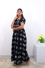 Cotton FROCK Model Casual Wear Nighties | Stylish Pleated Frock Style | Multipurpose Nighties | Pregnancy Wear | Pleated Model | Stylish Nighties for Stylish Women (PWC)