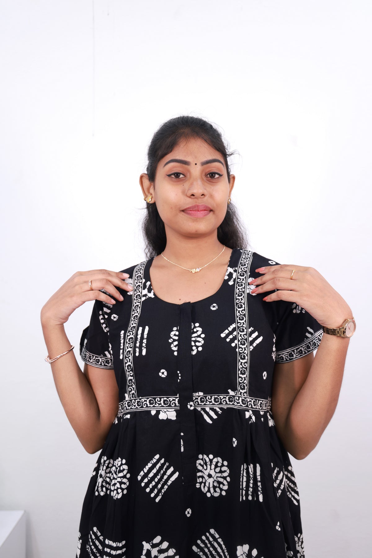 Cotton FROCK Model Casual Wear Nighties | Stylish Pleated Frock Style | Multipurpose Nighties | Pregnancy Wear | Pleated Model | Stylish Nighties for Stylish Women (PWC)