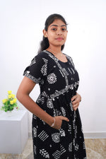 Cotton FROCK Model Casual Wear Nighties | Stylish Pleated Frock Style | Multipurpose Nighties | Pregnancy Wear | Pleated Model | Stylish Nighties for Stylish Women (PWC)