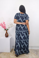 MANGAI Rayon Frock Nighties | Front Open Lengthy Zipper Comforts Feeding | Fancy Double Layered Sleeve's | Post & Pre Pregnancy's and Casual Wear | Side Pocket |Versatile Rayon Frock Night Gown's for Stylish Women's (RPW)