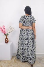 MANGAI Rayon Frock Nighties | Front Open Lengthy Zipper Comforts Feeding | Fancy Double Layered Sleeve's | Post & Pre Pregnancy's and Casual Wear | Side Pocket |Versatile Rayon Frock Night Gown's for Stylish Women's (RPW)