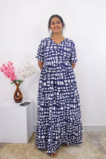 Mangai 3 Layer Frock Model Nighties Soft and Smooth Premium Quality Rayon Material , Fancy Frilled Sleeve, Side Pocket , Back tie Rope , Stylish Collection's for Trendy Women's (MRK)