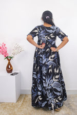 Mangai 3 Layer Frock Model Nighties Soft and Smooth Premium Quality Rayon Material , Fancy Frilled Sleeve, Side Pocket , Back tie Rope , Stylish Collection's for Trendy Women's (MRK)