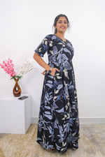 Mangai 3 Layer Frock Model Nighties Soft and Smooth Premium Quality Rayon Material , Fancy Frilled Sleeve, Side Pocket , Back tie Rope , Stylish Collection's for Trendy Women's (MRK)