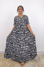 Mangai 3 Layer Frock Model Nighties Soft and Smooth Premium Quality Rayon Material , Fancy Frilled Sleeve, Side Pocket , Back tie Rope , Stylish Collection's for Trendy Women's (MRK)