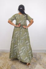 Mangai 3 Layer Frock Model Nighties Soft and Smooth Premium Quality Rayon Material , Fancy Frilled Sleeve, Side Pocket , Back tie Rope , Stylish Collection's for Trendy Women's (MRK)