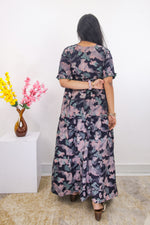 Mangai 3 Layer Frock Model Nighties Soft and Smooth Premium Quality Rayon Material , Fancy Frilled Sleeve, Side Pocket , Back tie Rope , Stylish Collection's for Trendy Women's (MRK)