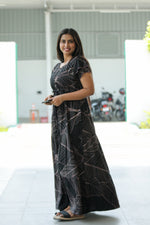 Stylish Arrivals Rayon Gathering Frock Model Night Gown's | Front Adjustable Gathering Style Rope | Double Layer Sleeve | Trending Collection's for Stylish Women's (FKG)
