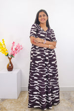 Mangai 3 Layer Frock Model Nighties Soft and Smooth Premium Quality Rayon Material , Fancy Frilled Sleeve, Side Pocket , Back tie Rope , Stylish Collection's for Trendy Women's (MRK)