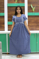 Cotton FROCK Model Casual Wear Nighties | Stylish Pleated Frock Style | Multipurpose Nighties | Pregnancy Wear | Pleated Model | Stylish Nighties for Stylish Women (PWC)