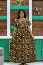 Cotton FROCK Model Casual Wear Nighties | Stylish Pleated Frock Style | Multipurpose Nighties | Pregnancy Wear | Pleated Model | Stylish Nighties for Stylish Women (PWC)