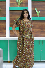 Cotton FROCK Model Casual Wear Nighties | Stylish Pleated Frock Style | Multipurpose Nighties | Pregnancy Wear | Pleated Model | Stylish Nighties for Stylish Women (PWC)