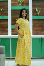 Cotton FROCK Model Casual Wear Nighties | Stylish Pleated Frock Style | Multipurpose Nighties | Pregnancy Wear | Pleated Model | Stylish Nighties for Stylish Women (PWC)