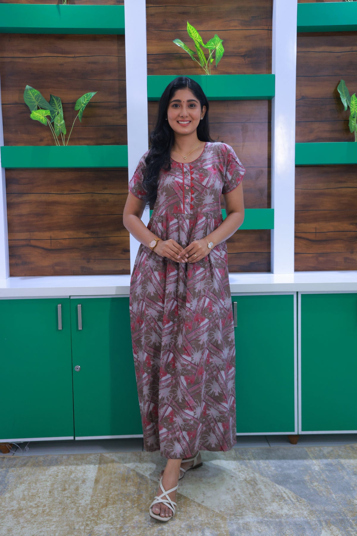 Alpine KURTHI Style Nighties| FancySleeve | Zipless Model | Updated Collection's for Stylish Women MKA (H/S)