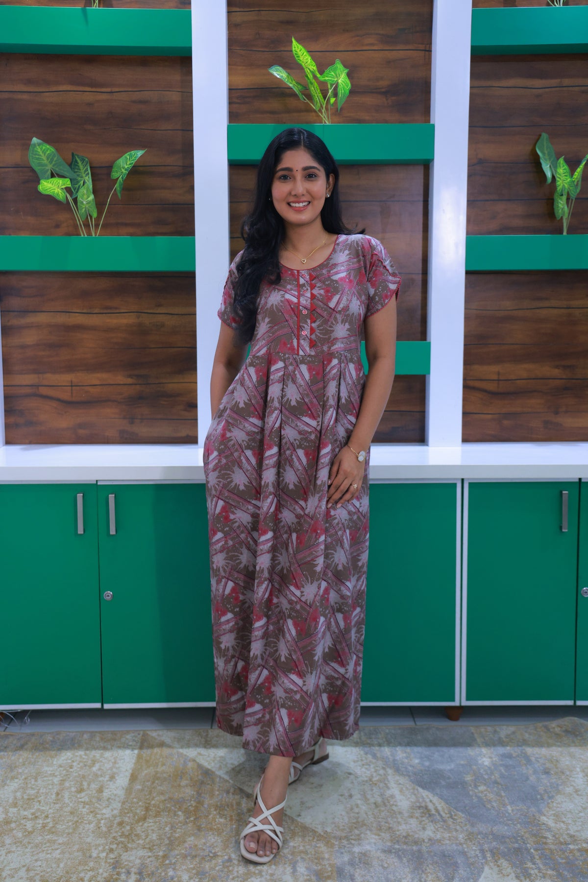 Alpine KURTHI Style Nighties| FancySleeve | Zipless Model | Updated Collection's for Stylish Women MKA (H/S)